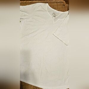 White V-Neck T-Shirt